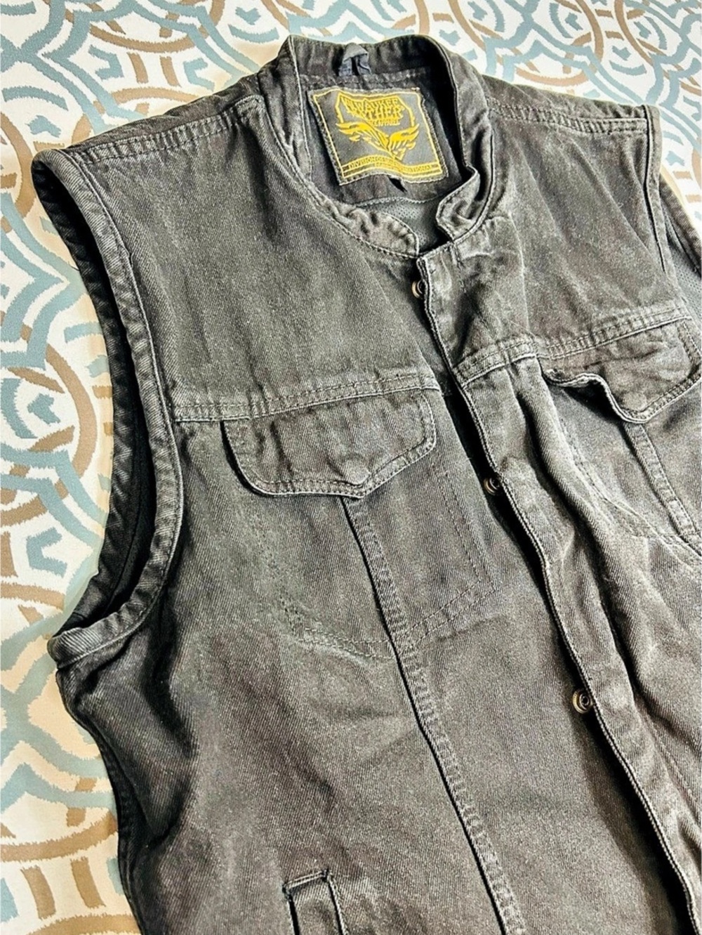 Milwaukee Leather Performance Apparel Vest Cotton Utility Vest Black XL